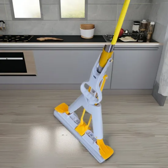 Wholesale Custiomed Wet & Dry Squeezed Floor Cleaning PVA Roller Sponge Mop
