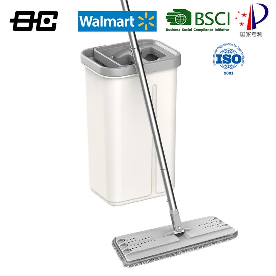 Hot Sale Easy Cleaning Microfiber Flat Floor Mop with Bucket