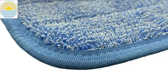 18" 24" 80%20% Economy Microfiber Clothes Hygiene Dry Wet Mop Pads Strip Scrubber & Canvas Pocket& Sponge