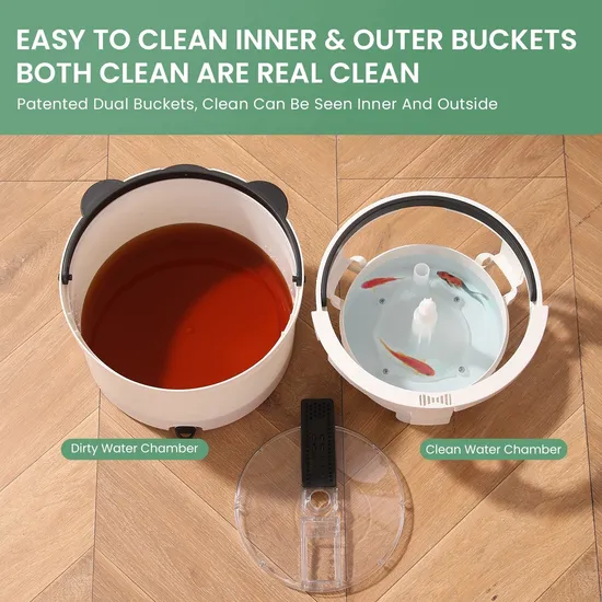 Clean and Dirty Water Separation Mop for Floor Cleaning