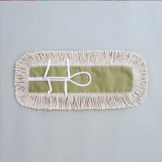 80cm Green Commmercial Flat Mop Large Cotton Cloth Dust Flat Mop for Hotel Factory Household