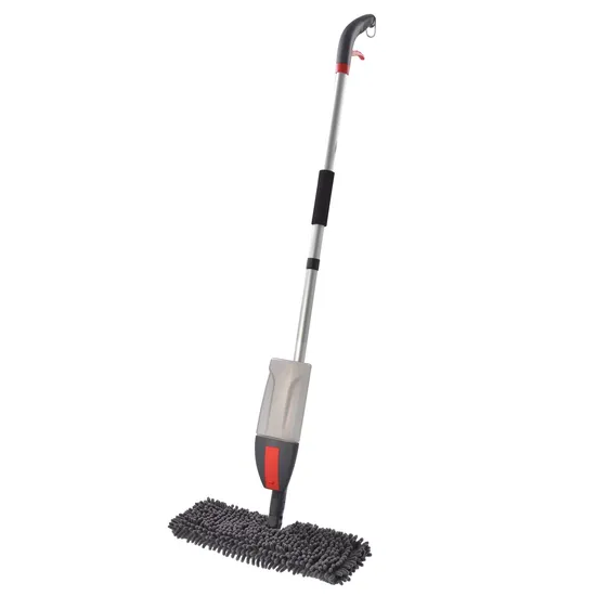 Microfiber Spray Mop for Floor Cleaning Wet and Dry, Two Reusable Microfiber Pads 360 Degree Spin Microfiber Dust Mop Water Tank Sprayer