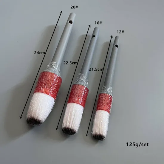 3PCS Car Detailing Brush Set Soft Auto Interior Detail Brush Bristles Car Dash Duster Brush