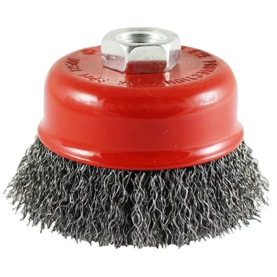 Heavy-Duty Crimped Wire Cup Brushes for Precision Cleaning