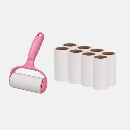 Sticky Paper Lint Roller Lint Pet Hair Brush Remover Sticky Roller Portable Cleaning