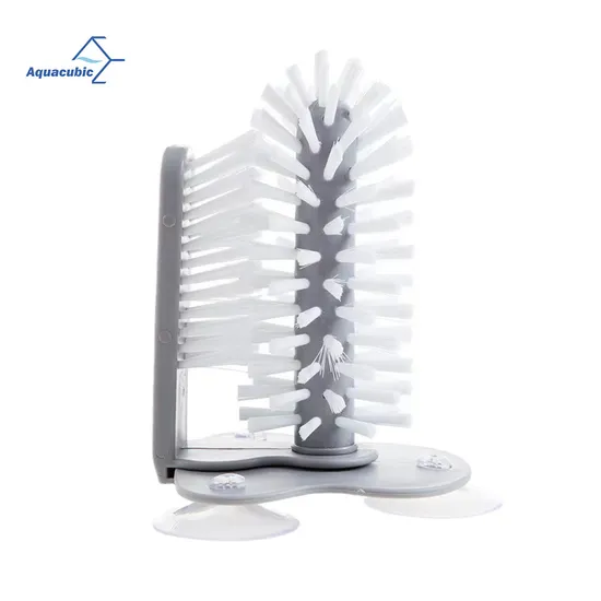 3 in 1 Drink Mug Wine Suction Cup Cleaning Brush Glass Cup Cleaning Brushes Wall Suction Type Lazy Cup Washing Brush