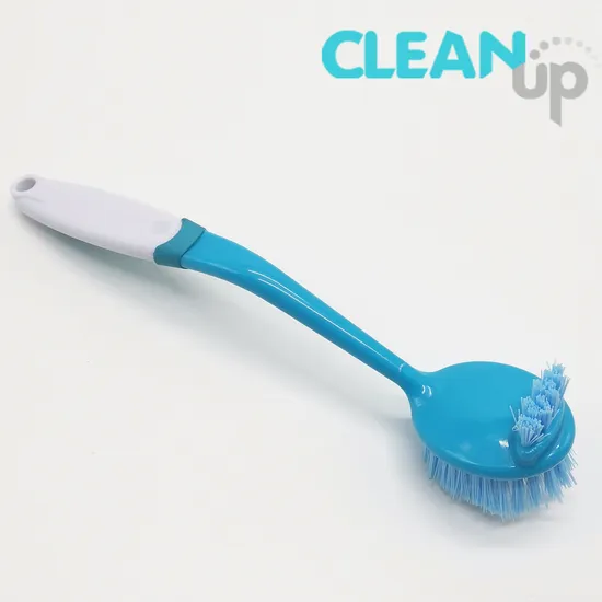 Multifunction Magic Two Double Side Longe Handle Dish House Keeping PP Brush