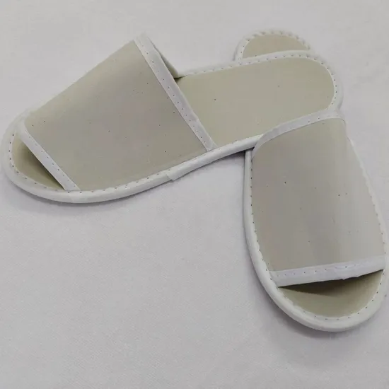 Made in China Can Be Wholesale Custom Home Hotel Bedroom Clean and Safe Open Toe Non- Slip EVA Slippers