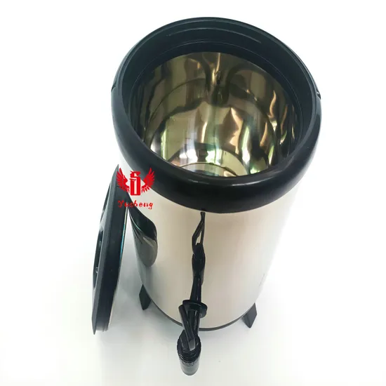 Stainless Steel Silver Color Juice Dispenser, Milk Tea Can Stainless Steel Coffee Bucket