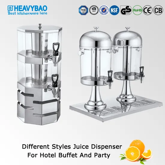 Heavybao High Quality Different Styles Juice Dispenser for Party