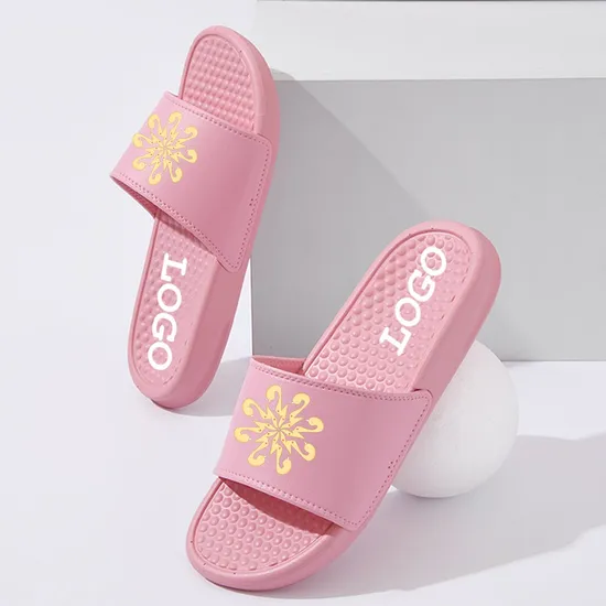 Factory Custom Slipper OEM Logo Hotel Slippers Custom Logo Slides Sleepers SPA Slippers for Men and Women