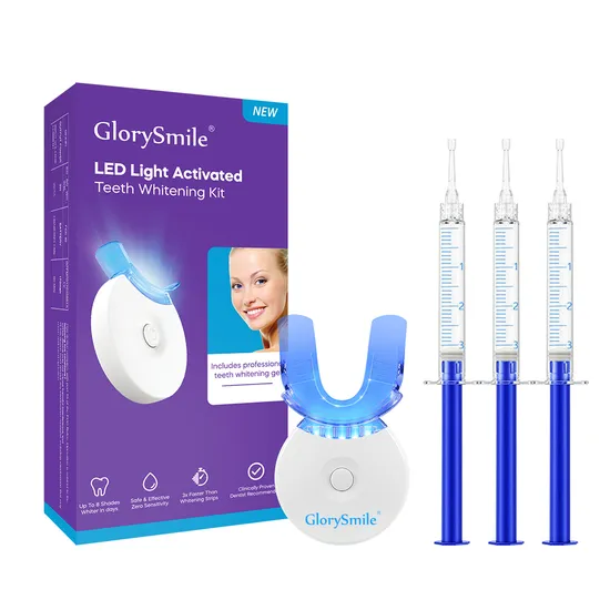 Wireless 5LED Teeth Whitening Kits Private Label 10mins LED Blue Light for Use