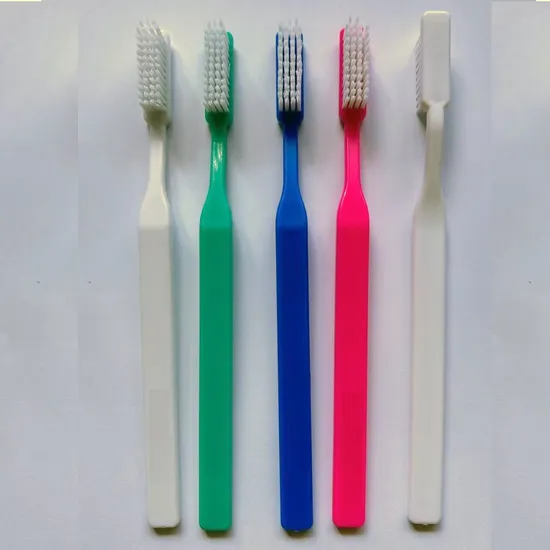 Big Head Whitening Toothbrush with Hard Bristles in Plastic Tube for Deep Cleaning Toothbrush