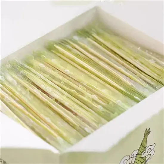 Factory Hot Sale Disposable Bamboo Toothpick Cello Individually Wrapped in OPP PE Plastic Parper