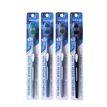 Affordable Adult Medium Bristle Toothbrush Individually Packaging