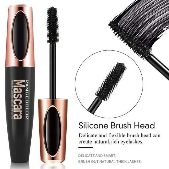 Lengthening and Volume, Long Lasting, Smudge-Proof All Day Ful Mascara with Silcone Brush Head