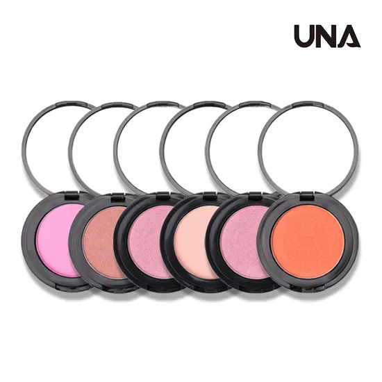 OEM ODM Custom Eyeshadow Cheek Blush Makeup Velvet Light Texture Natural High Pigment Single Powder Blush