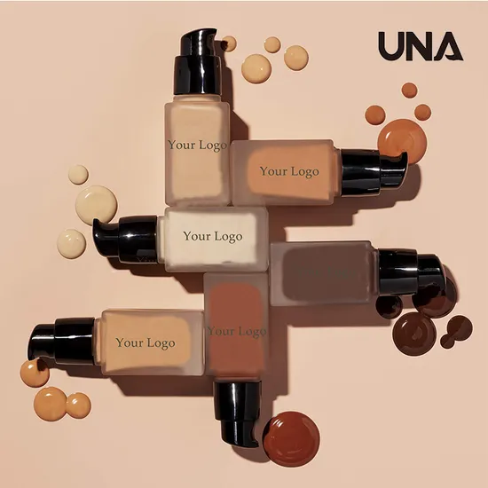 OEM Customizaed Makeup Foundation for Black Women Dark Skin Natural Matte Foundation