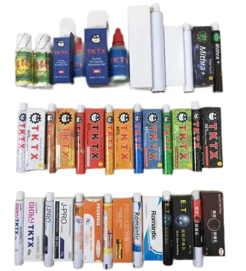 OEM Private Label Custom Logo 10g Tktx White Tube Numbing Anesthetic Cream Ointment Tktx Numb Cream for Tattoo Reduce Pain