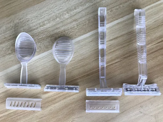 Clear Thumbprint Razor / Singel Blade Max Security Shave Razor /Jail Prison Orange Clear Razor