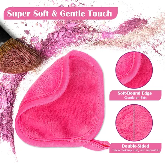 Makeup Remover Reusable Cloths Face Cleansing Cloths Instantly Dirt with Water