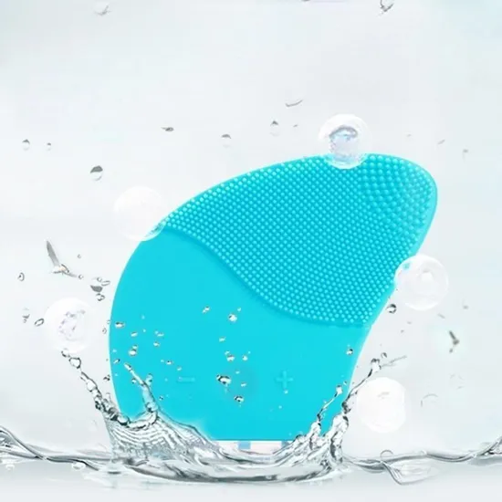 Beauty Products Equipment Silicone Waterproof Electric Facial Cleansing Brush Cleaning Massage Scrubber