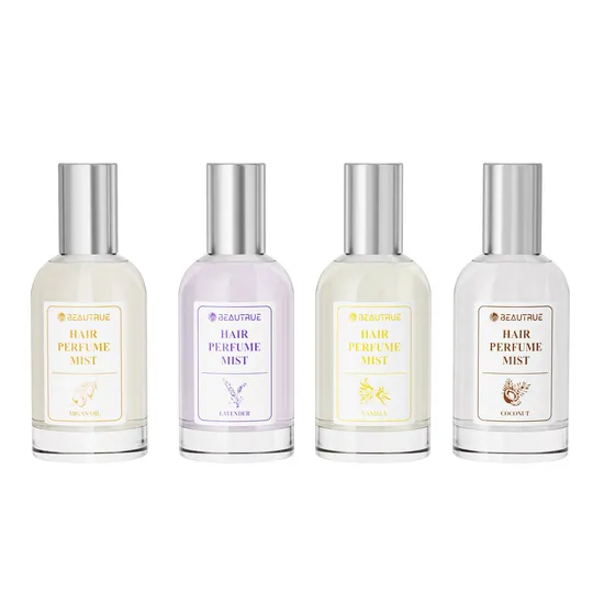 Natural Ingredient Fragrance Nourish Hair Perfume Spray Coconut Lavender Argan Oil Vanilla Fragrance for Hair Perfume Mist