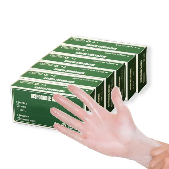 High-Quality Low Price Powder-Free Vinyl Gloves for Medical Use