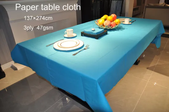 Disposable Paper Table Cloth Highly Water Proof Beautiful Pattern New Style