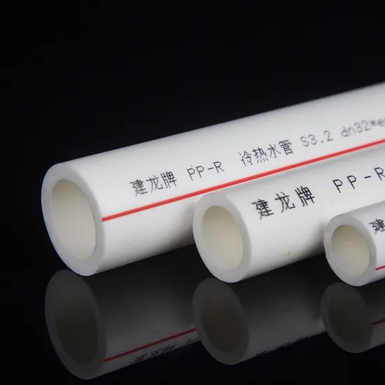 High Pressure Water Supply Flexible Plastic PPR Pipe Material Socket Connection Molding Processing Services