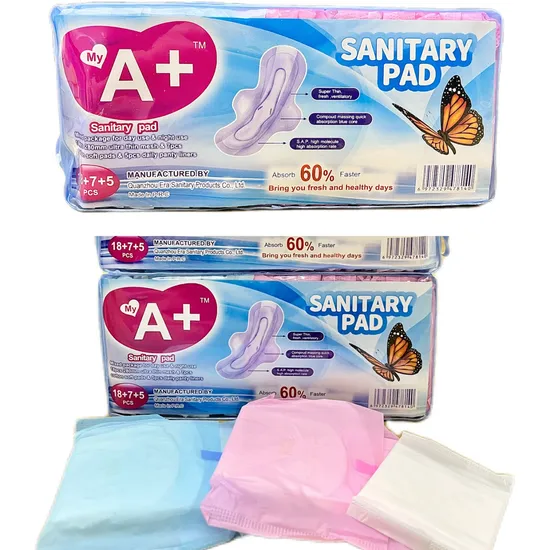 Zipper Bags Manufacturer A Grade Sanitary Napkin Bamboo Fibre Biodegradable Disposable Sanitary Pads Sanitary Napkins
