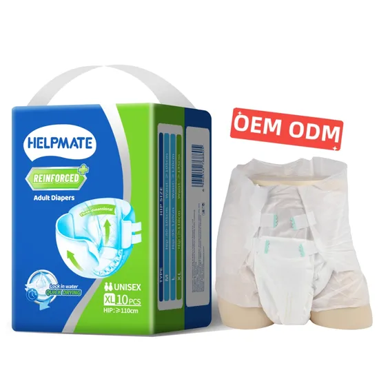 Japan Korea High Quality Quanzhou Tianjiao Factory Price OEM ODM Customized Big Absorbency All Size Adult Geriatric Diapers Pull up Pant