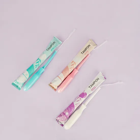 Super Absorbent Disposable Bulk Regular Organic Hundred Percent Cotton Cardboard Tampons