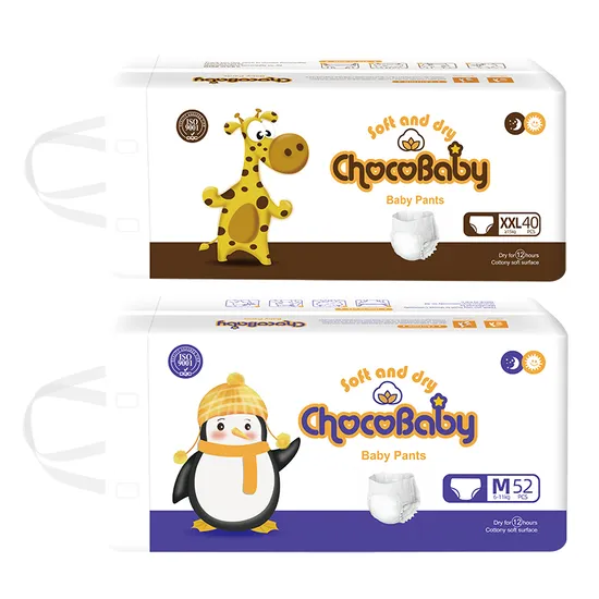 S-XXL Size Leak Guard Disposable Baby Pull-up Bubble Waist Diaper Pants