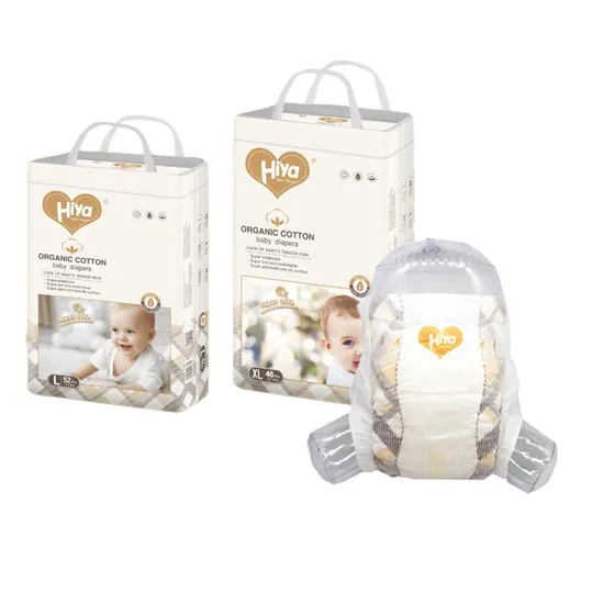 Organic Cotton Thick Type Baby Diaper Soft Baby Nappy with Factory Price