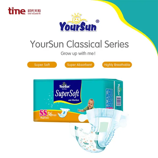 High Absorbency Disposable Diaper Super Soft for Baby