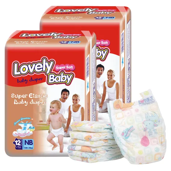 Hight Quality Eco Friendly Baby Nappies Manufacturers Wholesale Disposable Hypoallergenic Baby Diapers for New Born