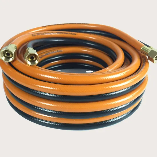 Elbow Rubber Twin Welding PVC Air Hose Pipe High Pressure 1/4′′ 5/16′′ 3/8′′ 1/2′′ 3/4′′ 1′′ for Water Pump Air Compressor Retractable