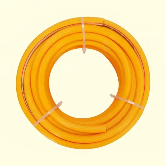 Factory Flexible Yellow 3 Layer High Pressure PVC Spray Hose Pipe 1/4′′ 3/8′′ 1/2′′ 3/4′′ for Spray Irrigation Chemical Paint Airless Paint Spray Hose