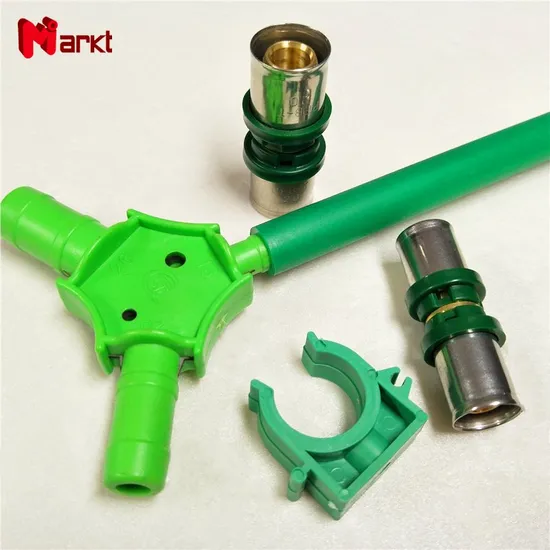 Green Color Water Pex Pipe and Press Crimp Fittings