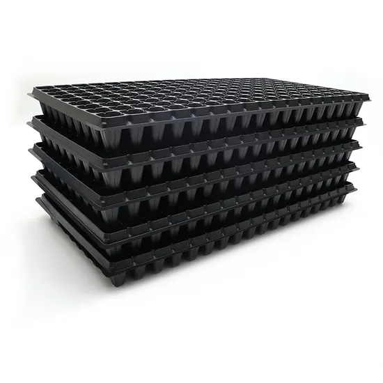 162 Hole Multicolor Pet and PS Plastic Seedling Trays for Greenhouse/ Garden/ Flower and Vegetable Planting