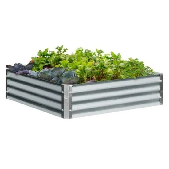 WMPB086 Growing Flowers Square Garden Raised Planting Bed