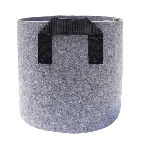 Vegetable Flower Aeration Fabric Pots Thickened Nonwoven Fabric Pots Plant Grow Bags with Handles