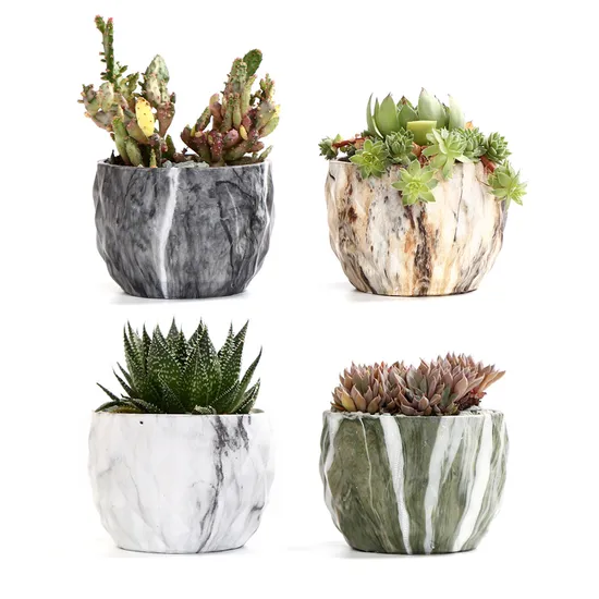 Succulent Flower Vases Ceramic with Holes Creative Personality Succulently Potted Container