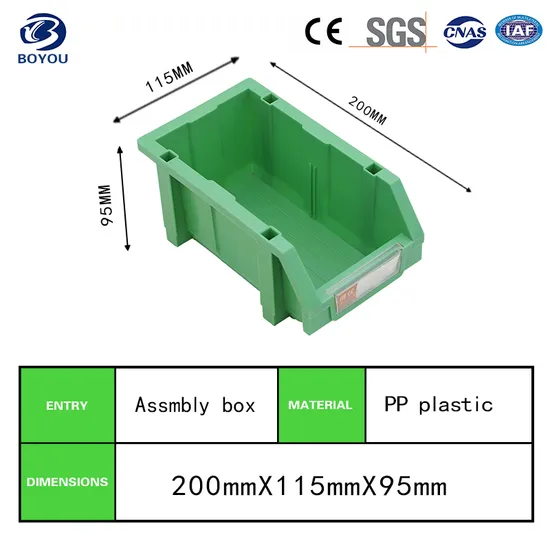 Industrial Plastic Tool Box for Warehouse Storage Garage Warehouse Storage Tool Box