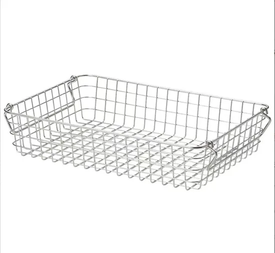 OEM Stainless Steel Storage Kitchen Large Metal Bathroom Balcony Laundry Baskets