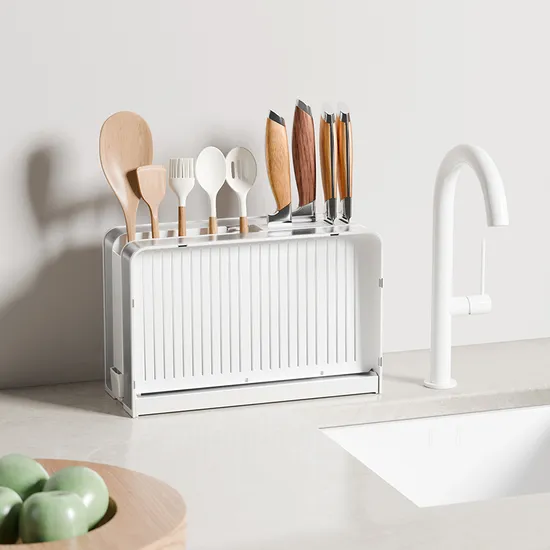 Wireking SUS Kitchen Foldable Stainless Steel Dish Drying Drainer Rack