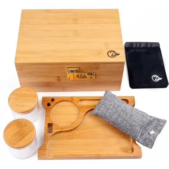 Wooden/Wood/Bamboo Stash Box with Coded Lock for Jewelry/Souvenir Storage