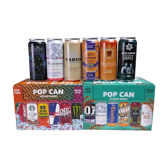in Stock Wholesale Quick-Delivery 473ml Large Soda Can Multifunctional Storage Jars