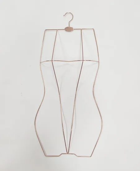 Rose Gold Silver Women Adult Size Metal Twistable Swimwear Swimsuit Bikini Hanger